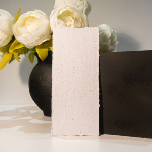Hârtie manuală reciclată „Eco Crafted” - 9 x 20 cm (set 10 bucăți)
